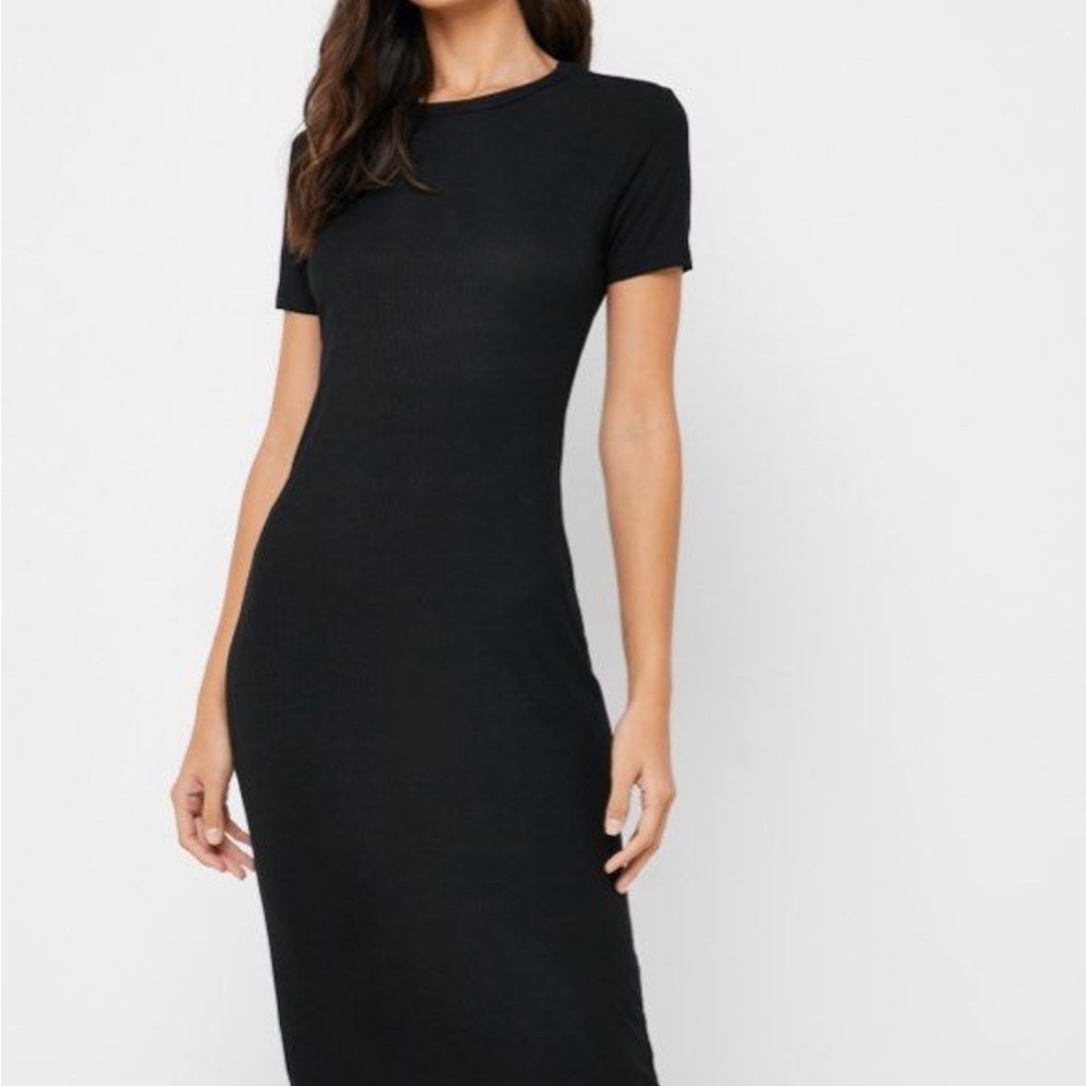 Cotton on black t shirt bodycon